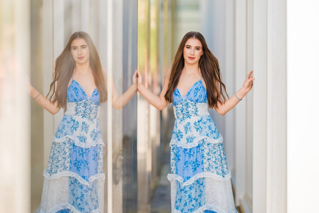Check out Serena’s beautiful senior portraits in Apex, NC. From the golf course to the willow trees, see how this Apex High School senior styled her Altar'd State favorites for a fun, easy-going session with Aimee Sue Photography.